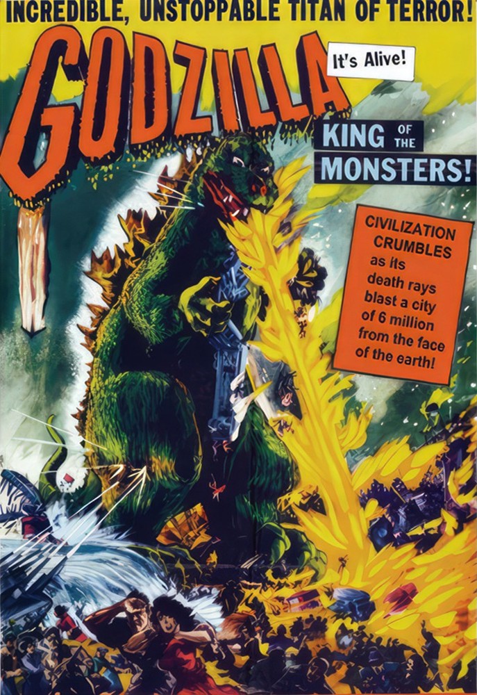 Godzilla - Movie Poster (King Of The Monsters! - Regular Style) (Size: 24 x 36