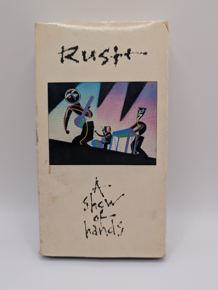 Rush Show of Hands VHS 1989 Vintage PolyGram Music