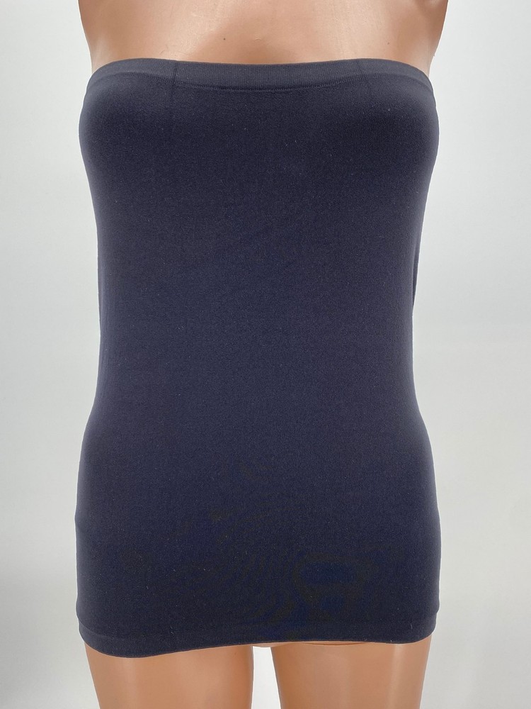 Wolford Women's Fatal Sleeveless Tube-Top Black Size M Mat Velvet Circular
