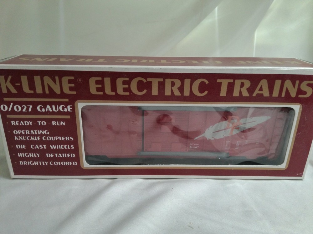 K-Line O Gauge Western Pacific WP Boxcar Road #K648104 Vintage Used In Box