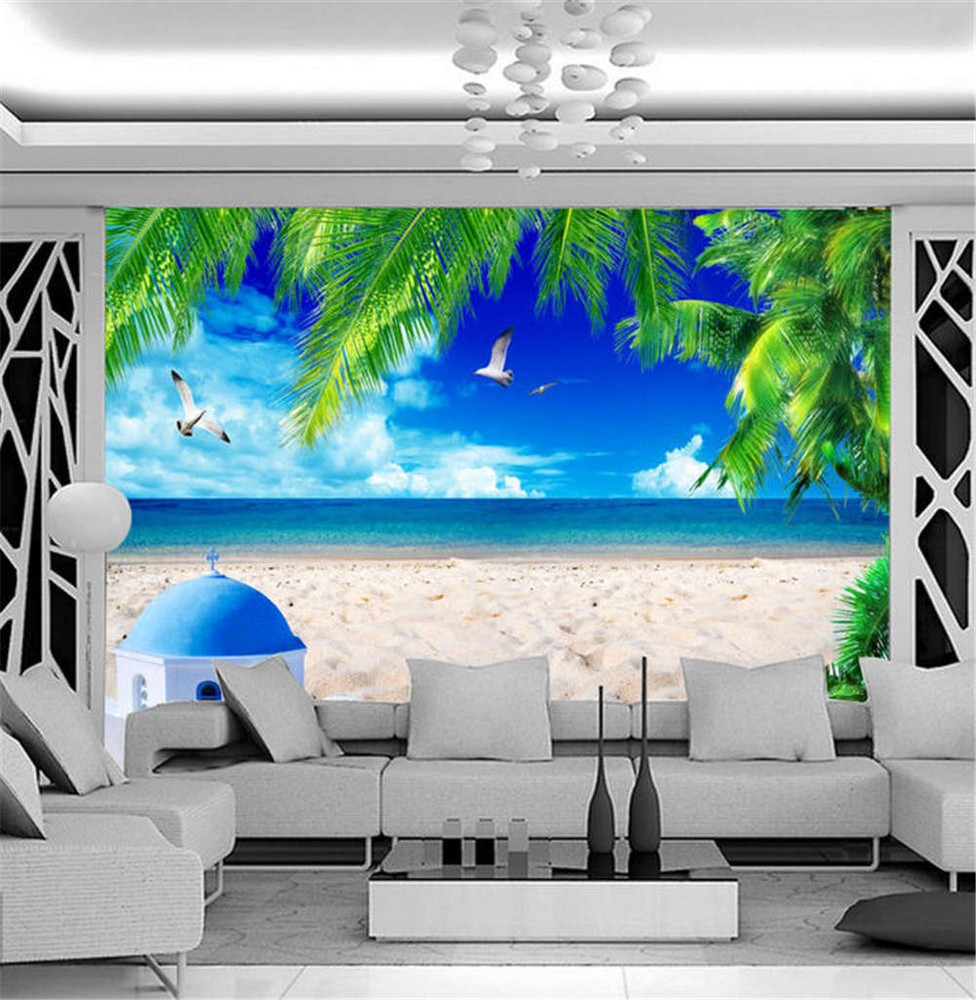 Broad Plain Ocean 3D Full Wall Mural Photo Wallpaper Printing Home Kids Decor