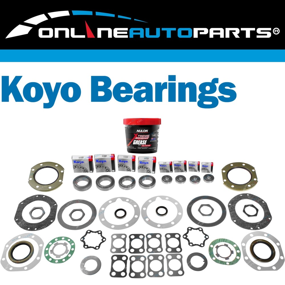 Swivel Hub Wheel Bearing Seal Rebuild Kit with Grease for Toyota Hilux 4x4 LN106 RN105 LN65