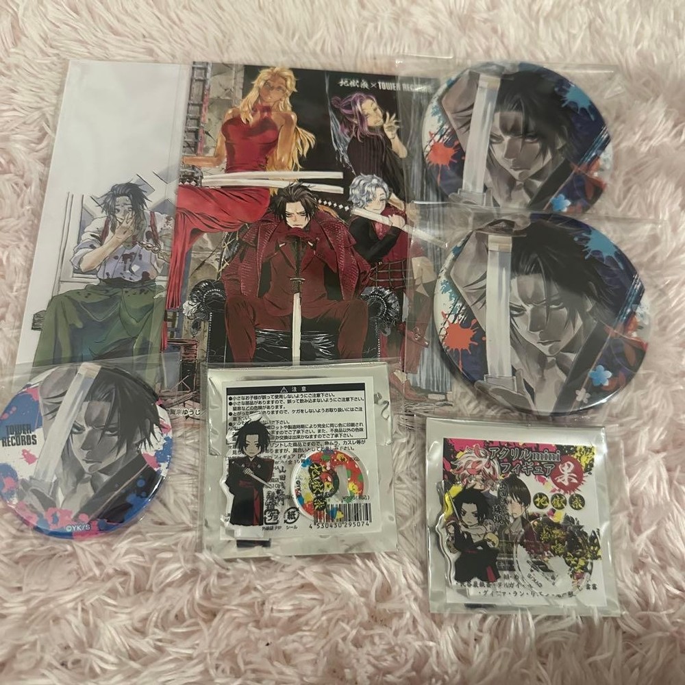 Jigoku Raku Sugen Collection Bulk Prefecture Badge Mini Acrylic Figures Postcar