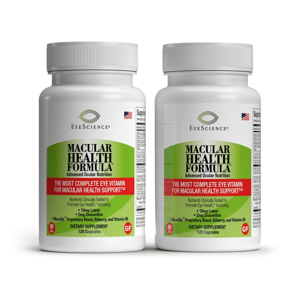 – Macular Health Formula – 120 Capsules – Complete Nutritional Supplement for...