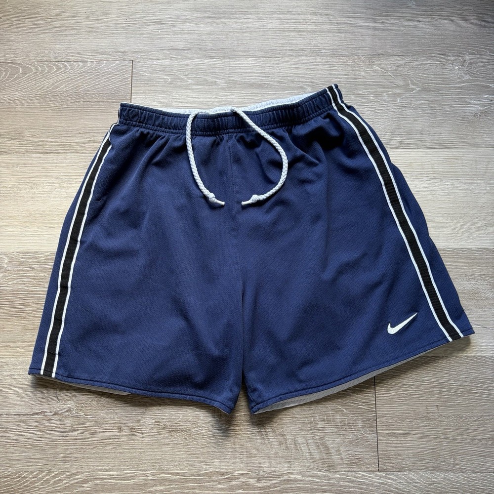 Vintage 90s Nike Reversible Striped Mesh Shorts Men’s Small Retro Basketball