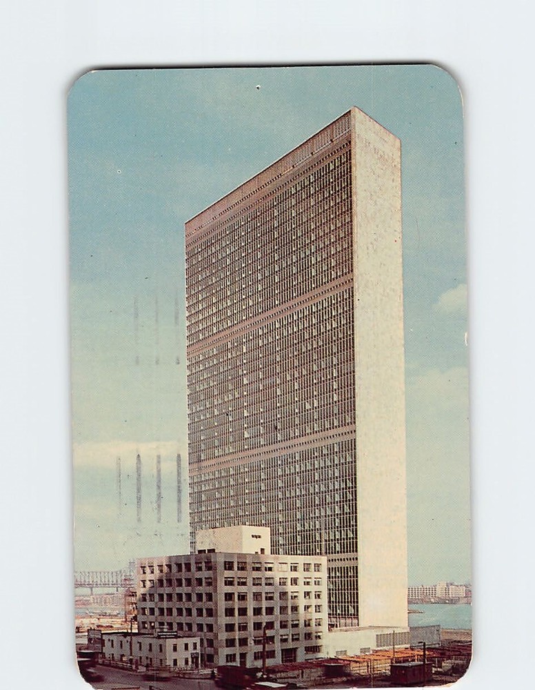 Postcard United Nations Secretariat Building United Nations New York City NY USA