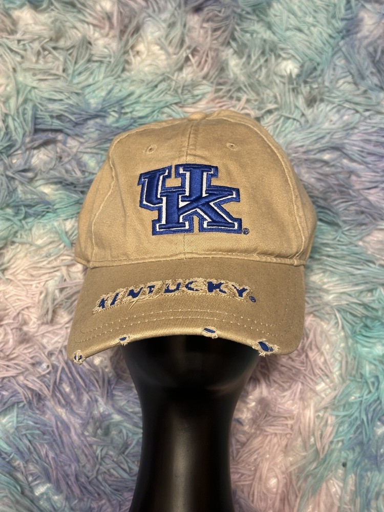 University of Kentucky Wildcats Signatures Distressed Adjustable Hat Cap NCAA