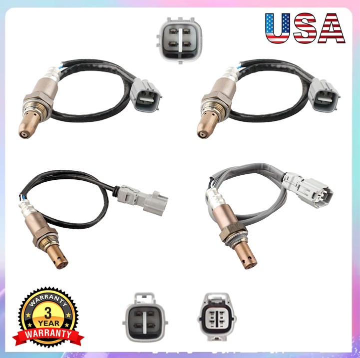 For Lexus RX350 RX450H Toyota Highlander 4pcs Oxygen O2 Sensors Up+Down 234-9114