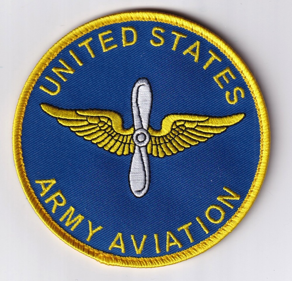 US Army Aviation Branch Patch – With Hook and Loop, 4