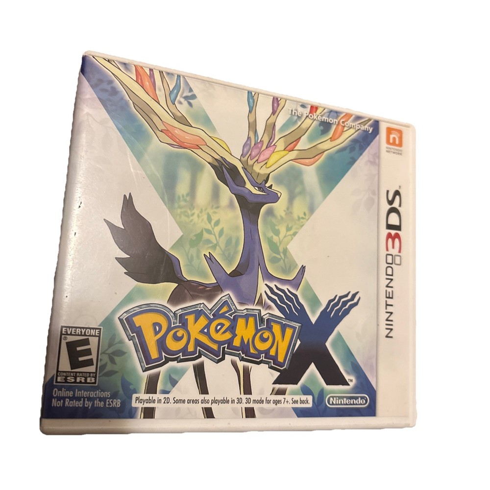 Case and Manual Only NO GAME Pokemon X Nintendo 3DS Authentic