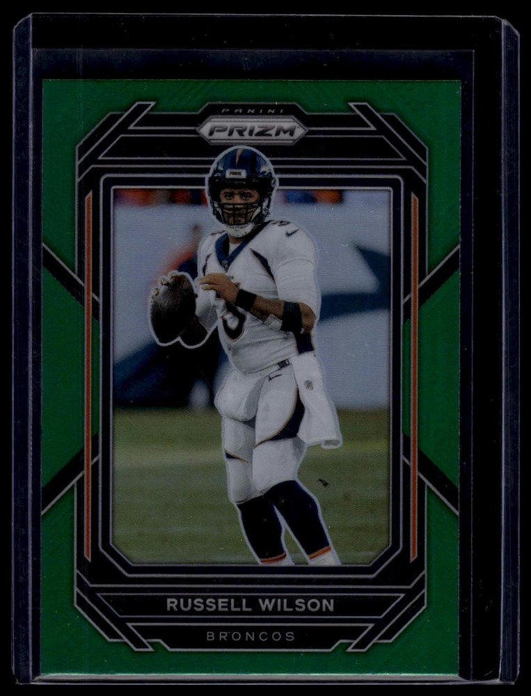 2022 Panini Prizm #86 Russell Wilson Green Prizm