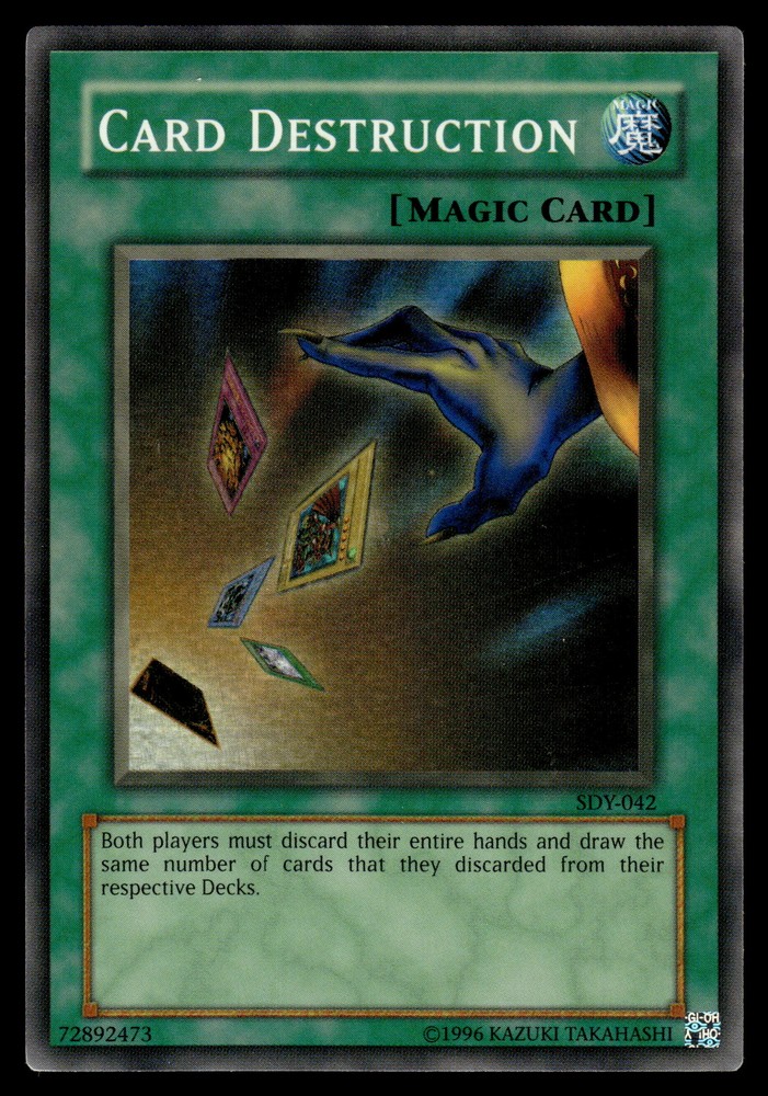 Yugi Starter Deck Card Destruction MP SDY-042 Yugioh Trading Card