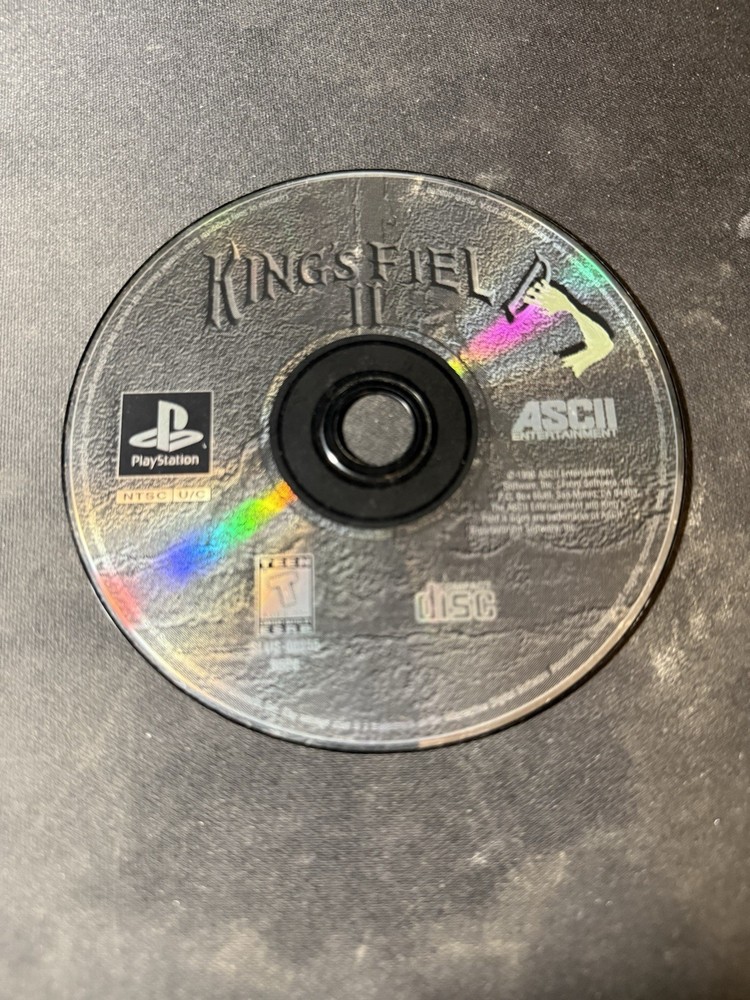 PlayStation 1 PS1 Kings Field II 2 (Ascii, 1996) *DISK ONLY, TESTED, Working*
