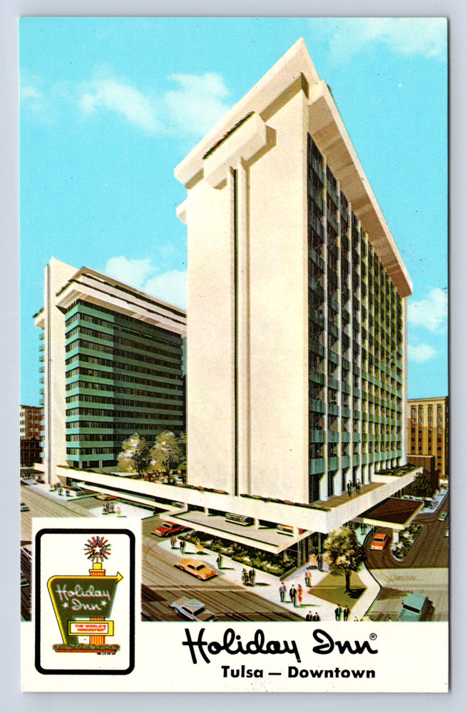 Vintage Postcard Holiday Inn Downtown Tulsa Oklahoma