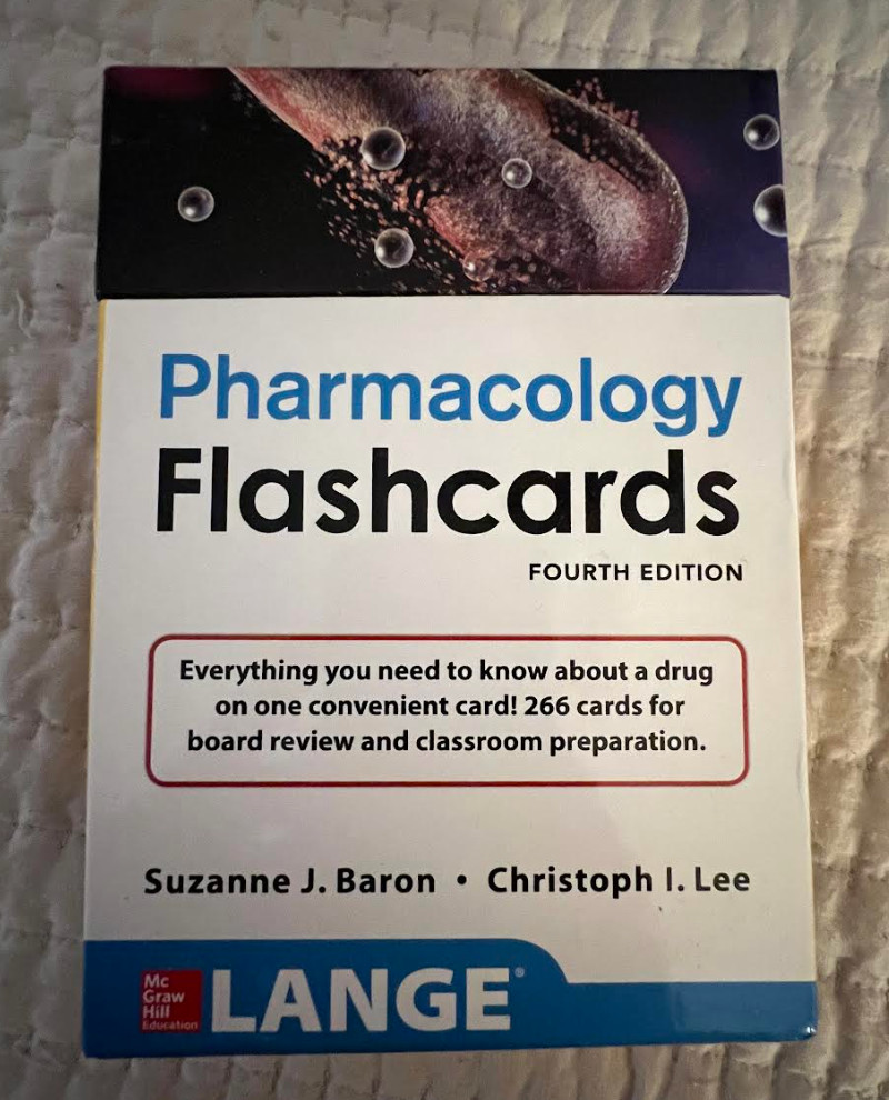 Lange Pharmacology Flashcards 4th Edition 266 Cards Medical Prep