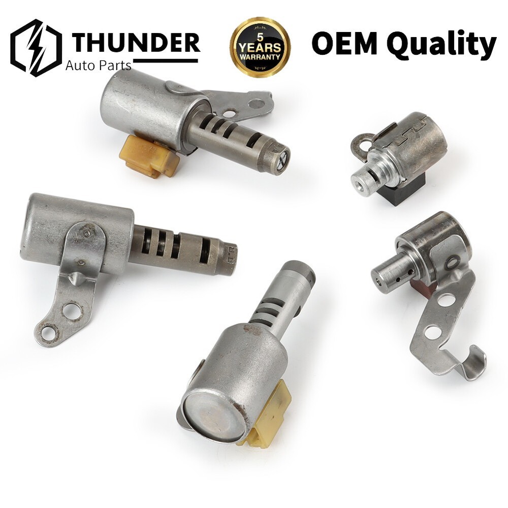 5PCS Transmission Shift Solenoid For Toyota RAV4 Lexus U140E/F U240E/F U241E
