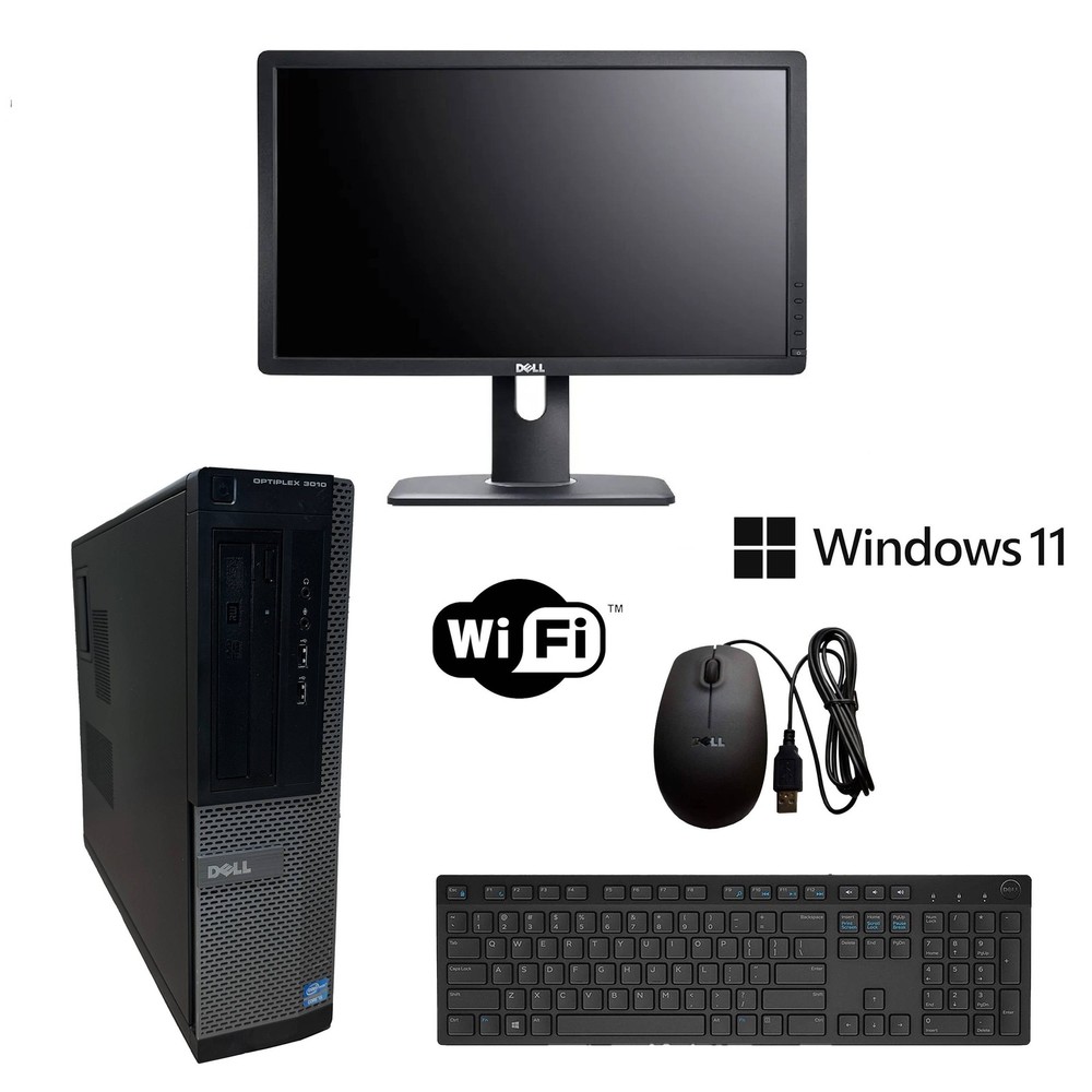 Dell OptiPlex DT i5 Win 11 16GB 1TB SSD Wi-Fi with Monitor Bundle