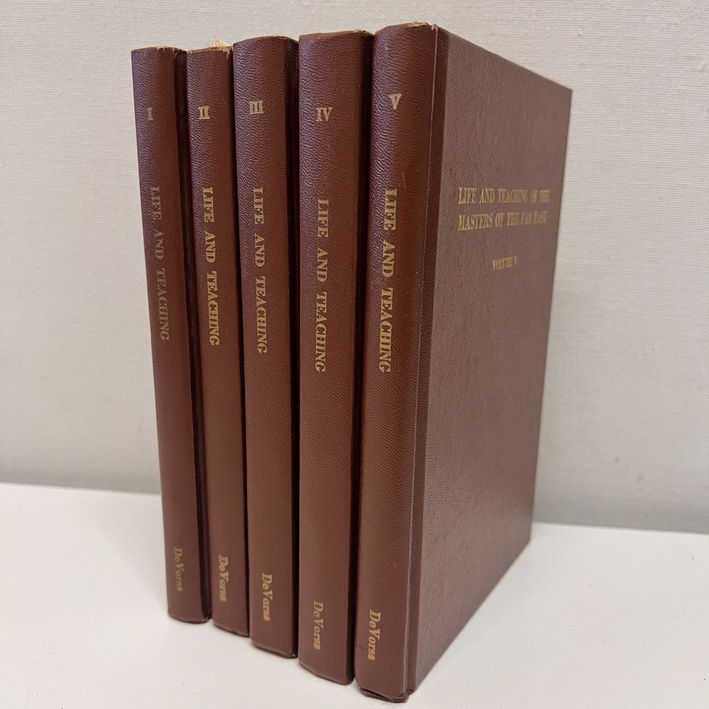 Life and Teaching of the Masters of the Far East All 5 Volume Complete Set 60's