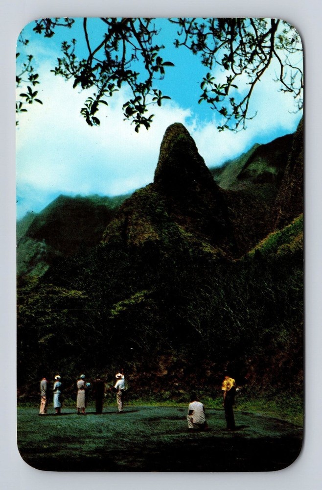 Maui HI- Hawaii, Iao Needle, Antique, Vintage Souvenir Postcard