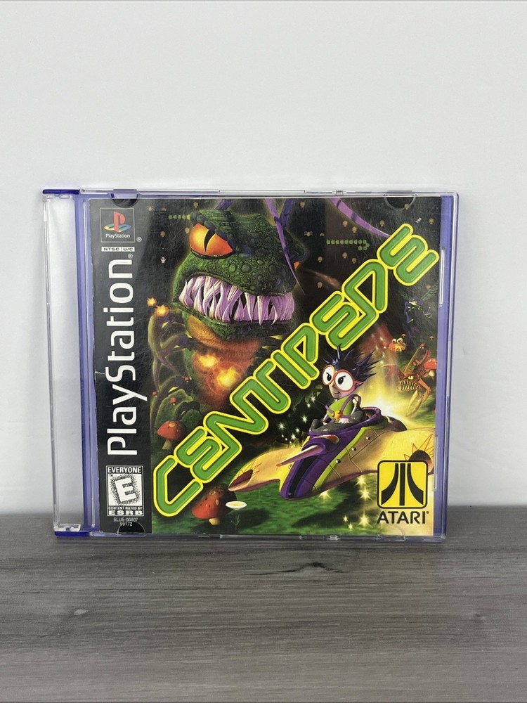 Centipede Playstation 1 PS1 Game Complete With Manual -Tested-