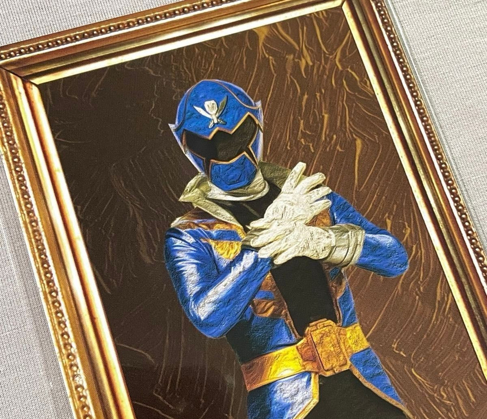 Gokai Blue King Auger All Super Sentai Exhibition Acrylic Stand