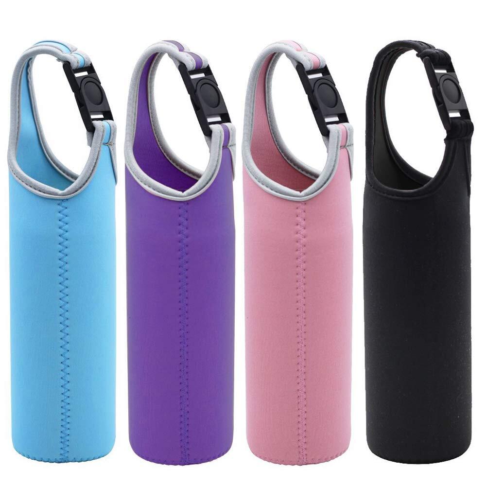 4 Pack,Neoprene Sleeve Bottle Cup Carrier Pouch,Fit for All 16oz-21oz Portabl...