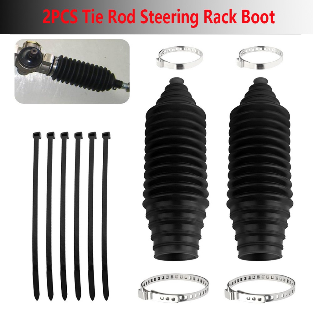 2PCS Rack & Pinion Inner Tie Rod Steering Bellow Boot For Ford F150 Ranger