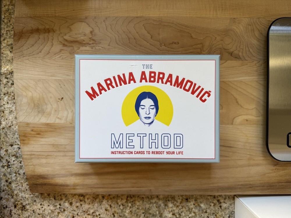 Marina Abramovic Method Instruction Cards to Reboot Your Life