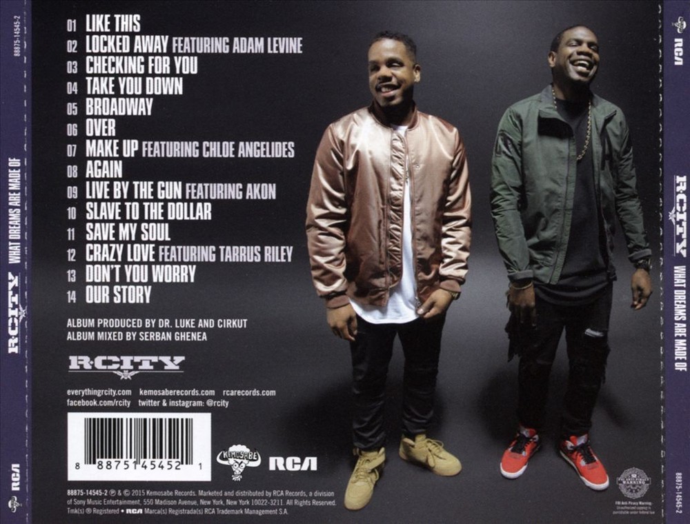 R. City What Dreams Are Made Of New Cd