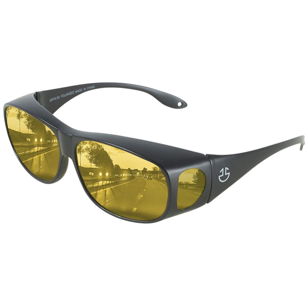 Optix 55 Fit Over HD Day/Night Driving Glasses Wraparound Sunglasses for Men,...