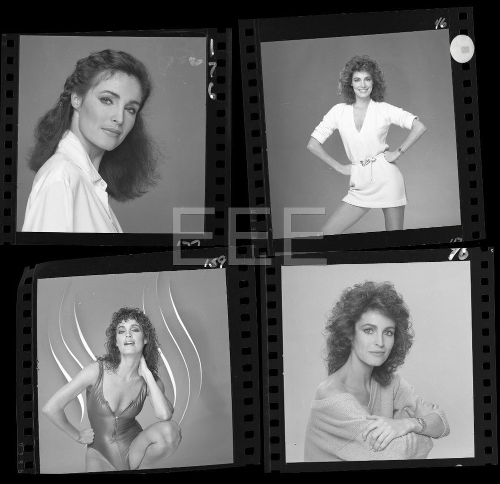4 Sexy Cynthia Sikes Movie Actress Harry Langdon Negative w/rights Lot 390E