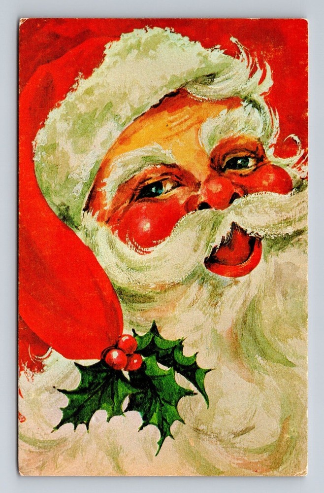 Santa Claus AZ-Arizona, Christmas Tree Inn, Las Vegas Highway Vintage Postcard