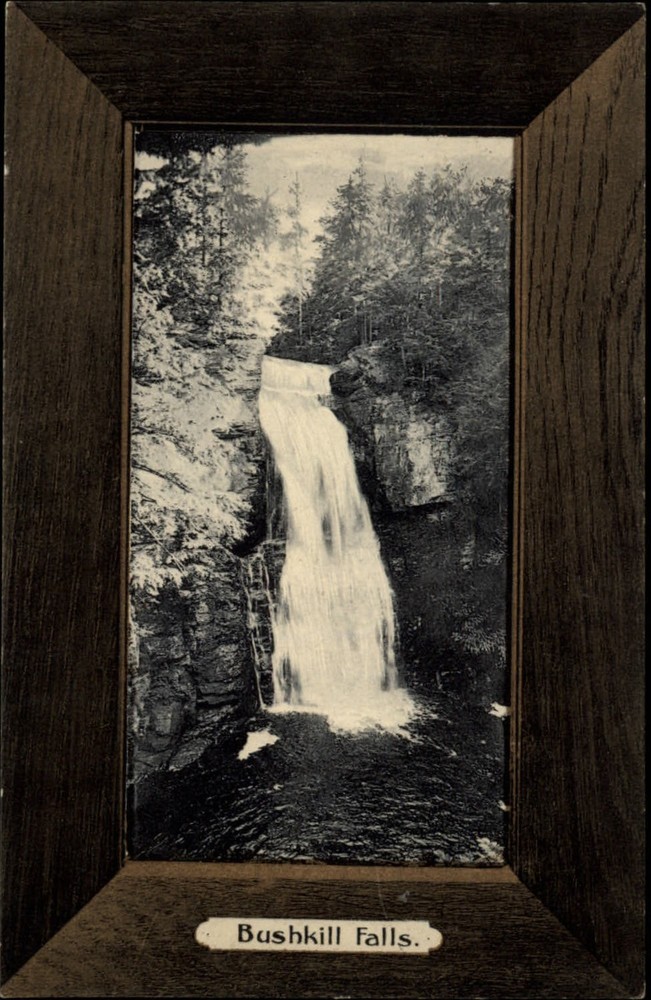 Bushkill Falls Pennsylvania vintage postcard Rotograph UDB posted 1907 f395