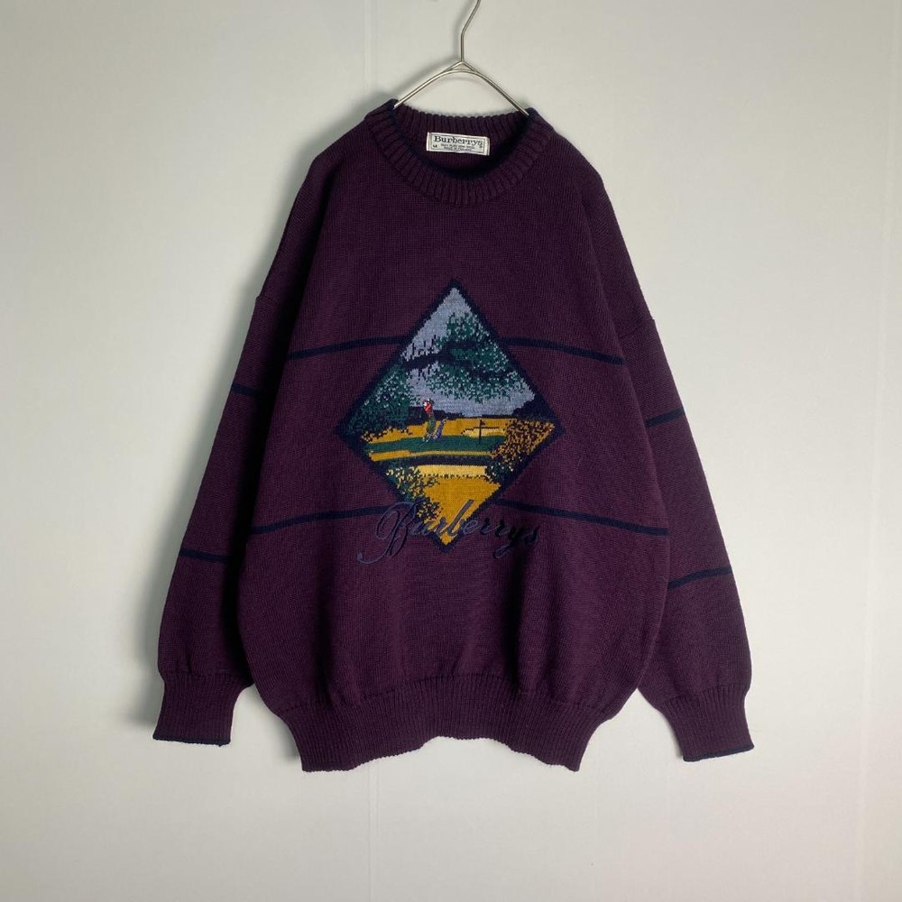 Burberry knit sweater Men's Fashion from Japan