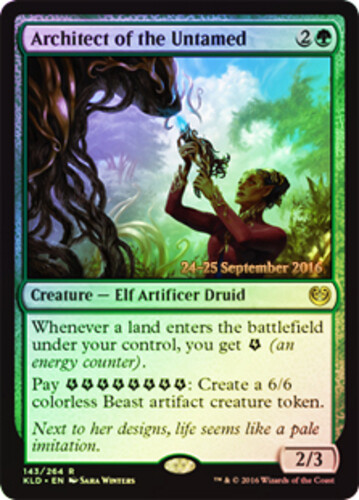 Pre-Release Promos - Architect of the Untamed - Foil - Prerelease Promo