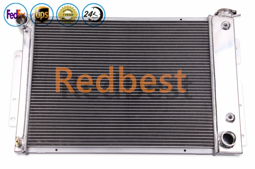 4 Row Aluminum Radiator For 1967-1969 Chevy Camaro Pontiac Firebird Big Block I6