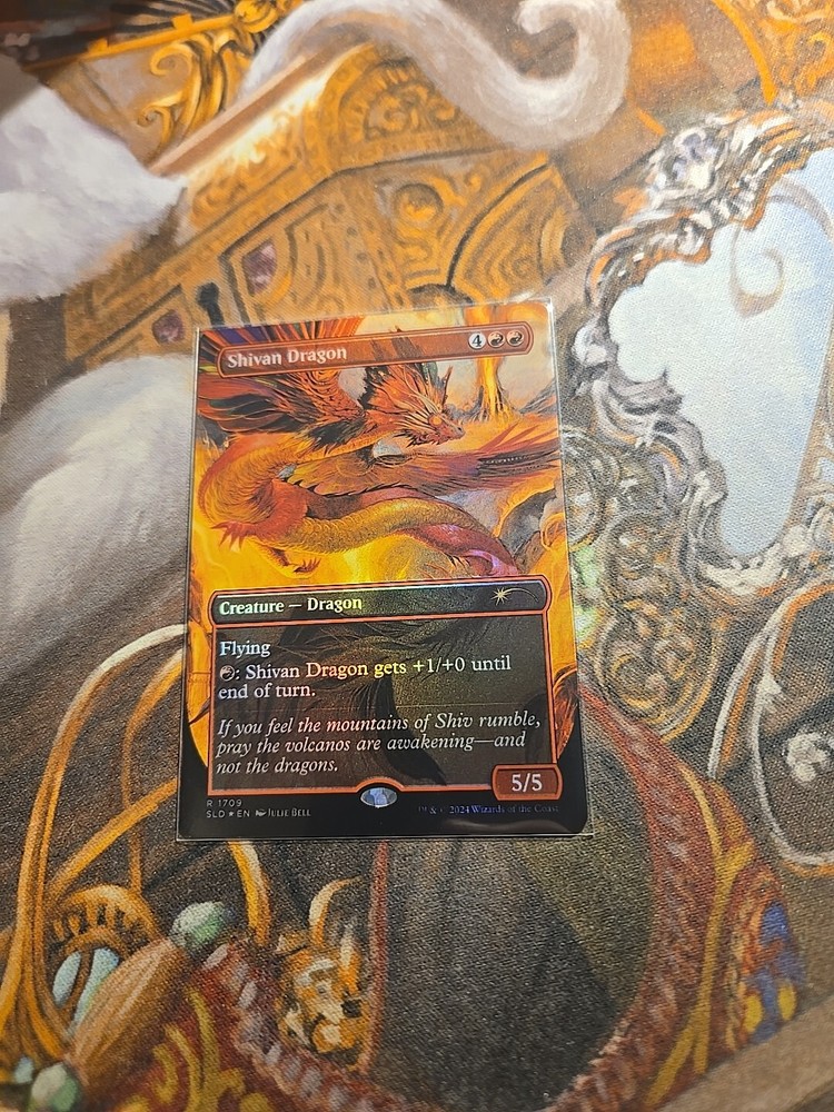 Shivan Dragon Foil MTG Secret Lair - NM -