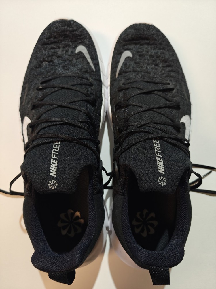 Nike Free 5.0 Men's Size 11 Black White Gray Running Shoes Sneakers Comfort
