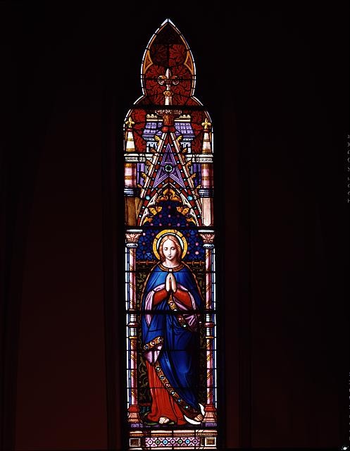 St. Dominic Catholic Church,Washington,DC,Stained Glass Window,Highsmith,4 1