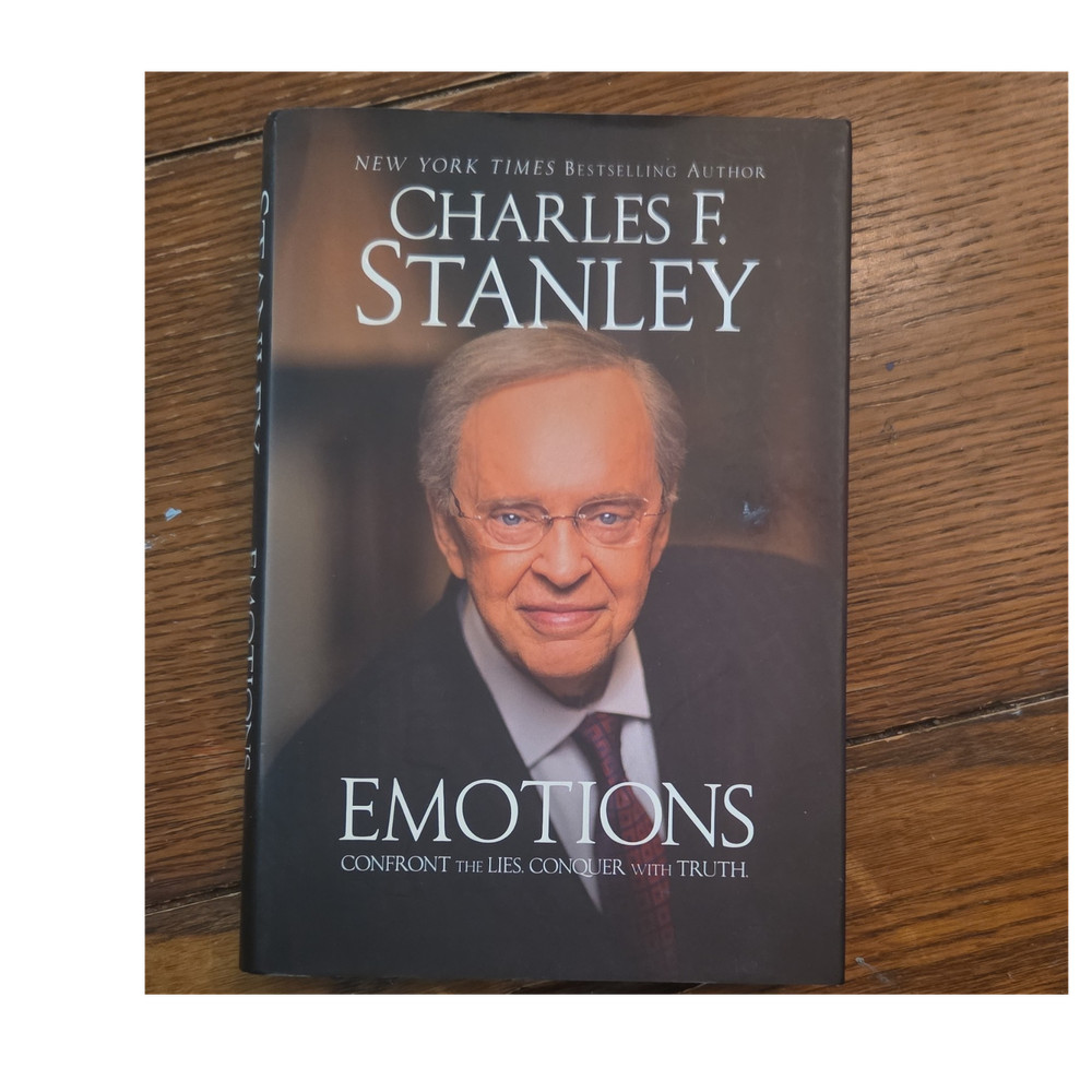 Charles F. Stanley Emotions Confront the Lies Truth Hardcover Religion DJ