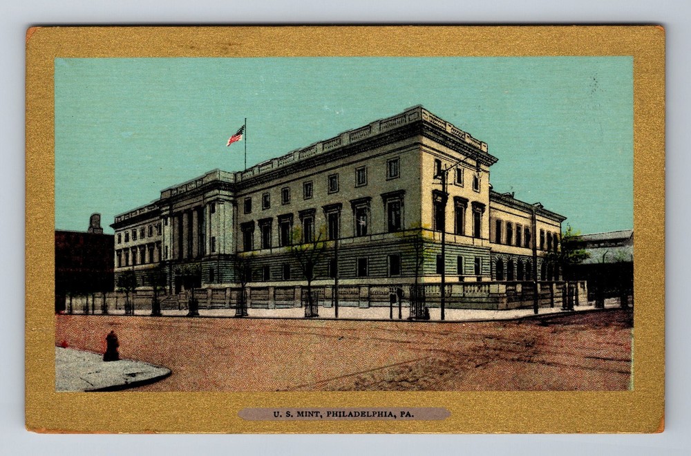 Philadelphia PA-Pennsylvania, US Mint, Souvenir, Vintage Postcard