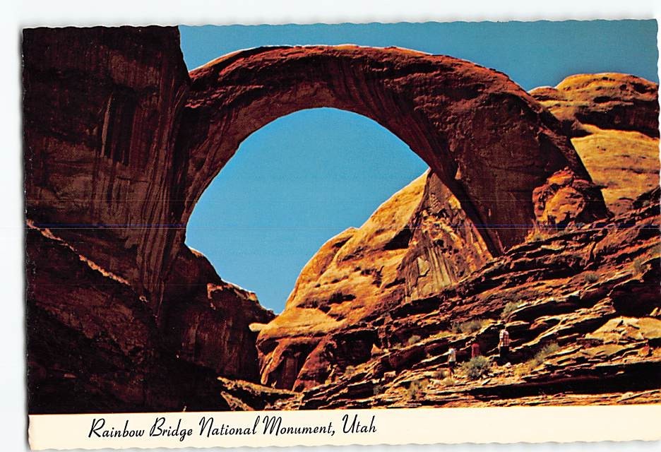 Postcard Rainbow Bridge National Monument Utah USA