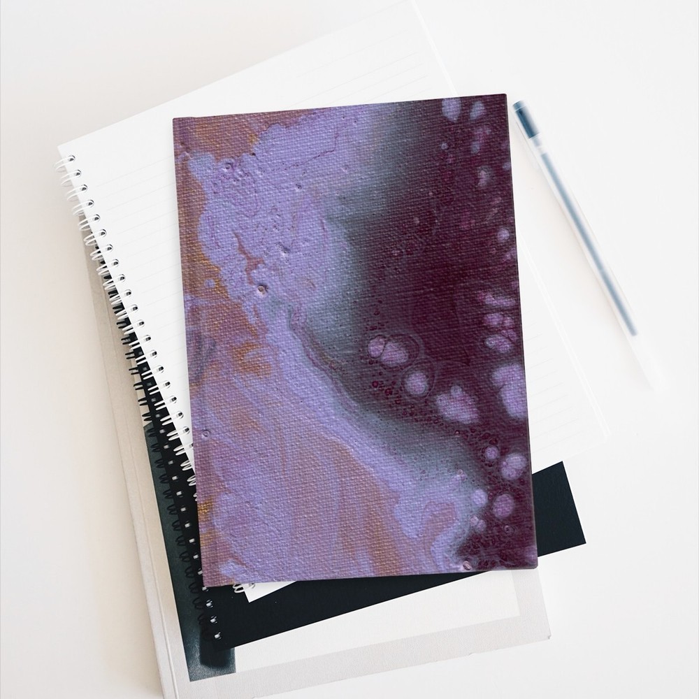 Mulberry Gush - Hardcover Journal with Ruled pages