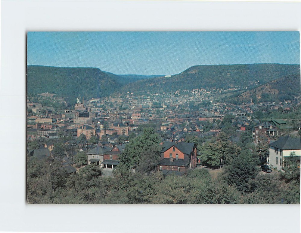 Postcard Panorama of Cumberland Maryland USA
