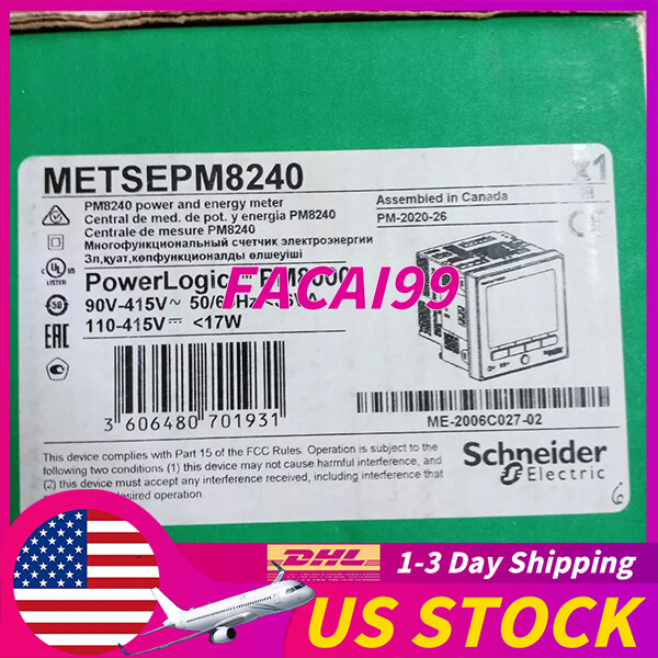 Brand New Schneider Electric METSEPM8240 Free Shipping