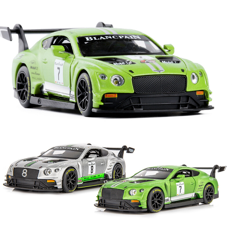 1:32 Bentley Continental GT3 Racing Car Model Car Diecast Toy Cars Toys for Kids