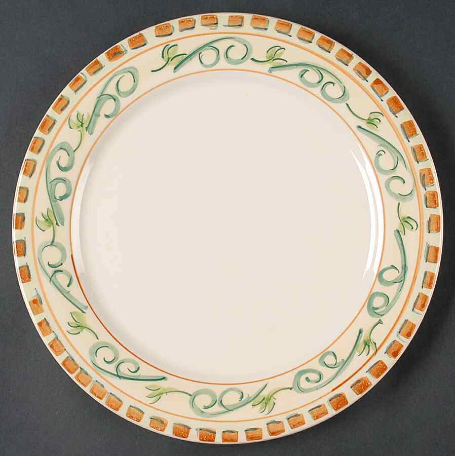 Pfaltzgraff Trevi 10.5-Inch Dinner Plate 8185434 White Stoneware