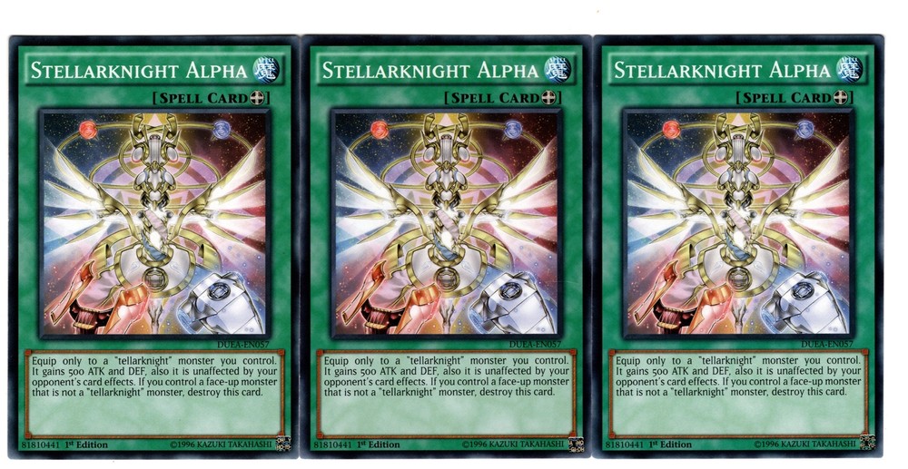 Yugioh- 3X Stellarknight Alpha - Common - 1st Edition - DUEA-EN057 - Near Mint