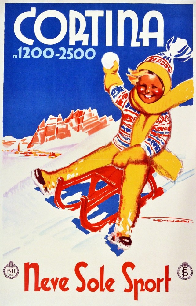 Poster print.Home Room Interior design.Travel Italy.Cortina.6559