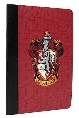 Harry Potter Gryffindor Notebook and Magnetic Page Clip Set  